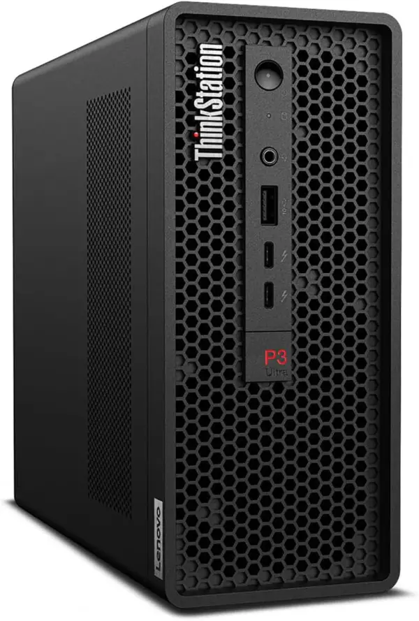 PC Lenovo Workstation ThinkStation P3 Ultra USFF, Intel Core i7-14700 Hasta 5.4 GHz, RAM 16GB, SSD 512GB, Video 4 GB NVIDIA Quadro T400, Windows 11 Pro