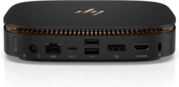 Mini-PC HP Elite Slice G2, Intel Core i5 7500T 2.5GHz, RAM 16GB, SSD 512GB, Wi-Fi, Bluetooth, Windows 10 Enterprise