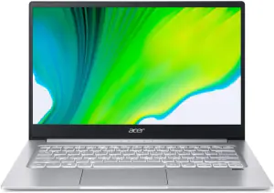 Laptop ACER Swift 3 SF314-59 Ultrabook, Intel Core i7-1165G7 2.8 GHz, RAM 8GB, SSD 256GB, Intel Iris Xe, LED 14" FHD, Windows 11 Home. Peso 1.2Kg