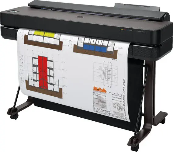 Plotter HP Desingjet T650 de 36 pulgadas, Wi-Fi, Calidad hasta 2400 x 1200 dpi, velocidad A1/D en 25 segundos