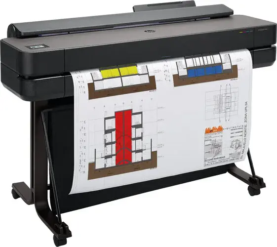 Plotter HP Desingjet T650 de 36 pulgadas, Wi-Fi, Calidad hasta 2400 x 1200 dpi, velocidad A1/D en 25 segundos